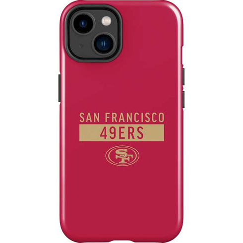 NFL San Francisco 49ers Red Performance Series iPhone 15 Impact Case
